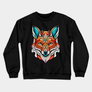 Fox Face Crewneck Sweatshirt